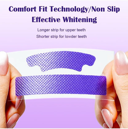 Purple Whitening Strips,28 Patch Teeth Strips,Instant